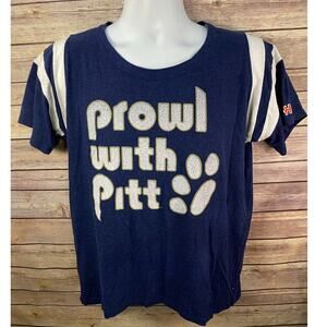 NCAA Homage University of Pittsburgh Panthers T-Shirt Women's Medium
